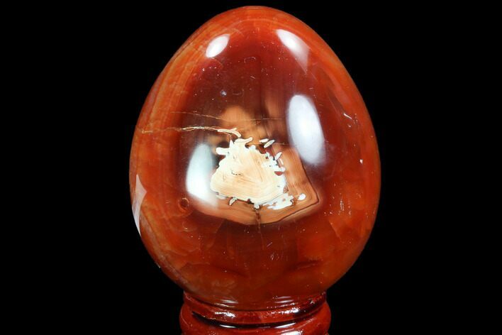 Colorful Carnelian Agate Egg - Madagascar #98573
